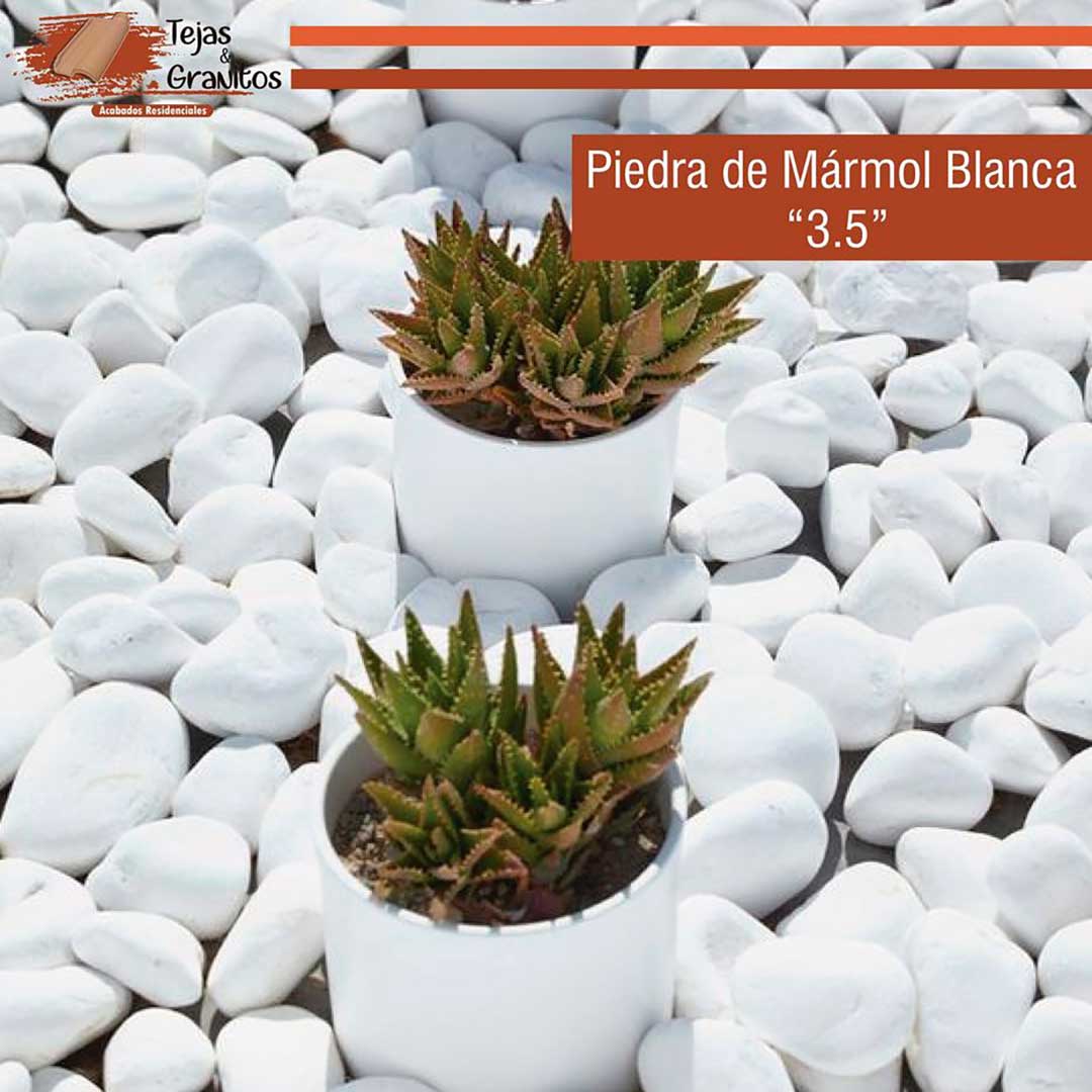 Piedra de Marmol Blanca