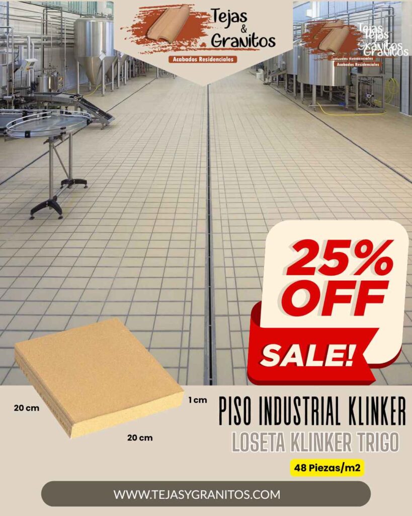 Piso Klinker Industrial Promociones