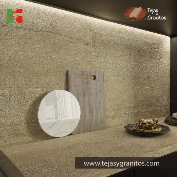 Porcelanato Madera Oak Claro Tejas
