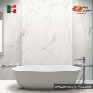 Porcelanato carrara gold render
