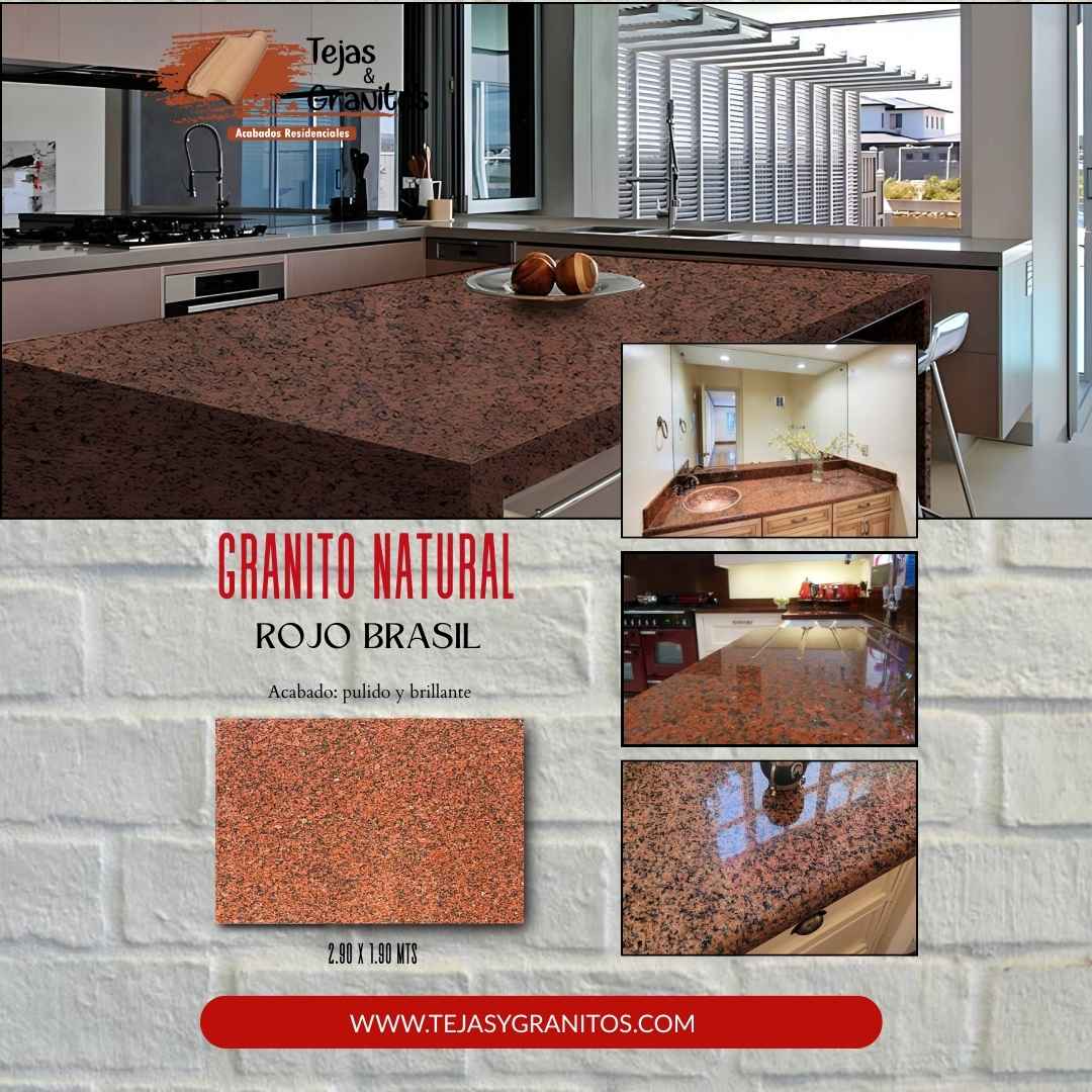 Granito Importado Rojo Brasil Galería