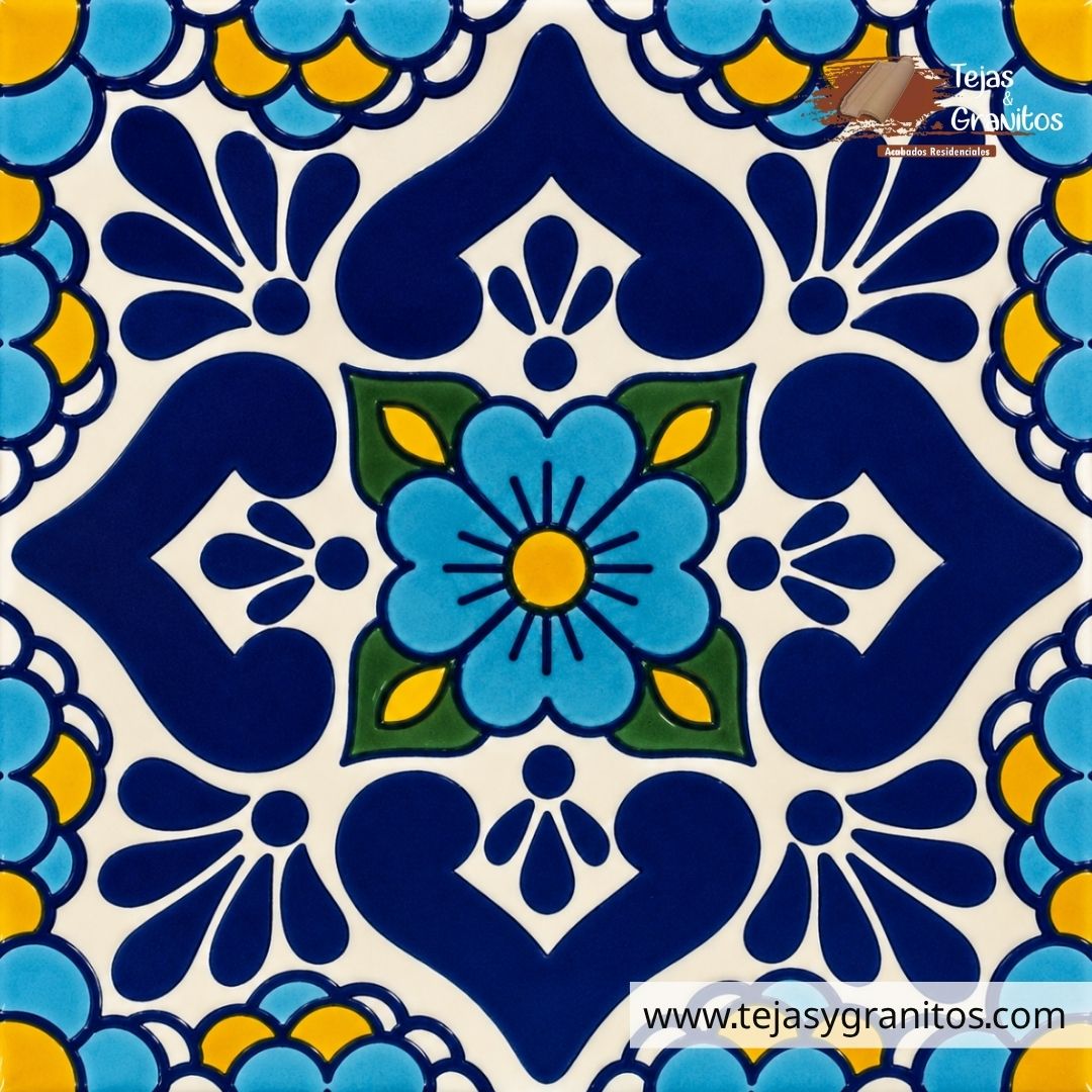 Talavera Lluvia Turquesa