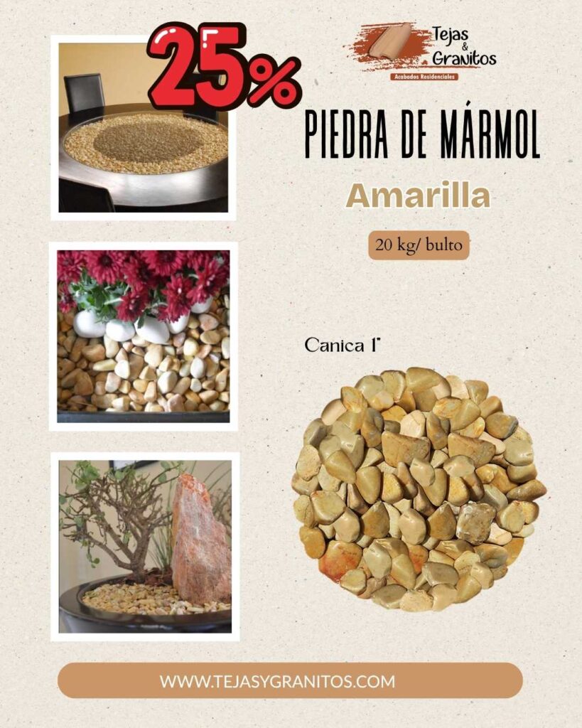 piedra de marmol descuento