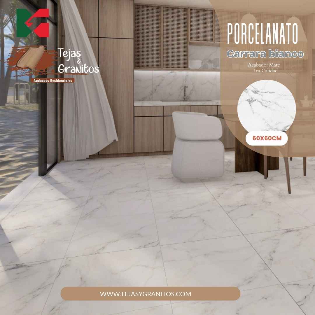 Porcelanato Carrara Bianco Galería