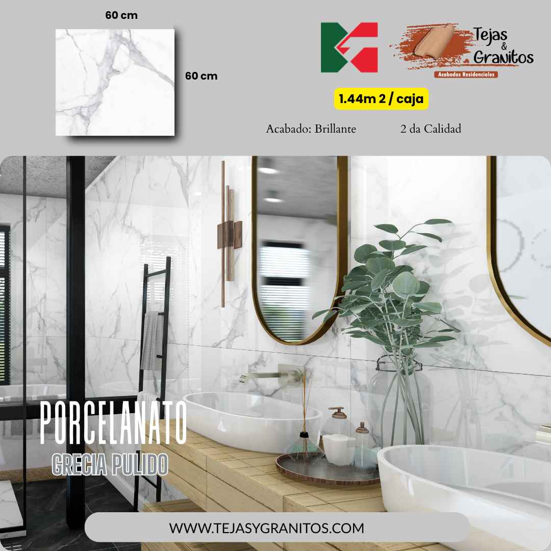 Porcelanato Grecia Pulido Galería