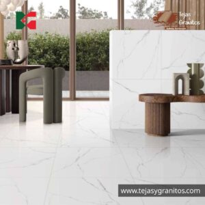 porcelanato statuario blanco render