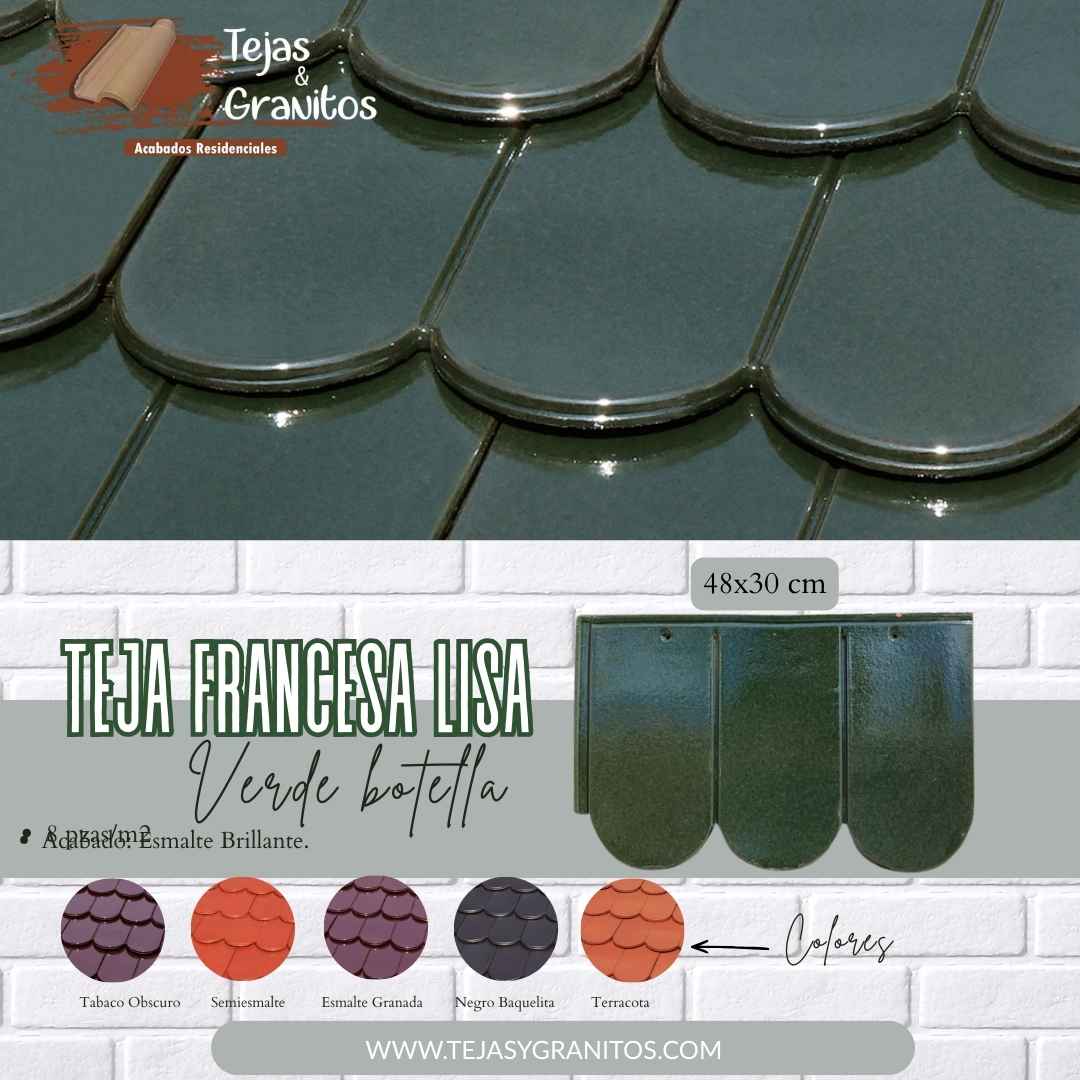 Teja Francesa Lisa Verde Botella Galería