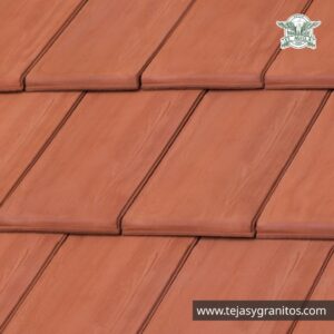Teja Plana Madera Terracota